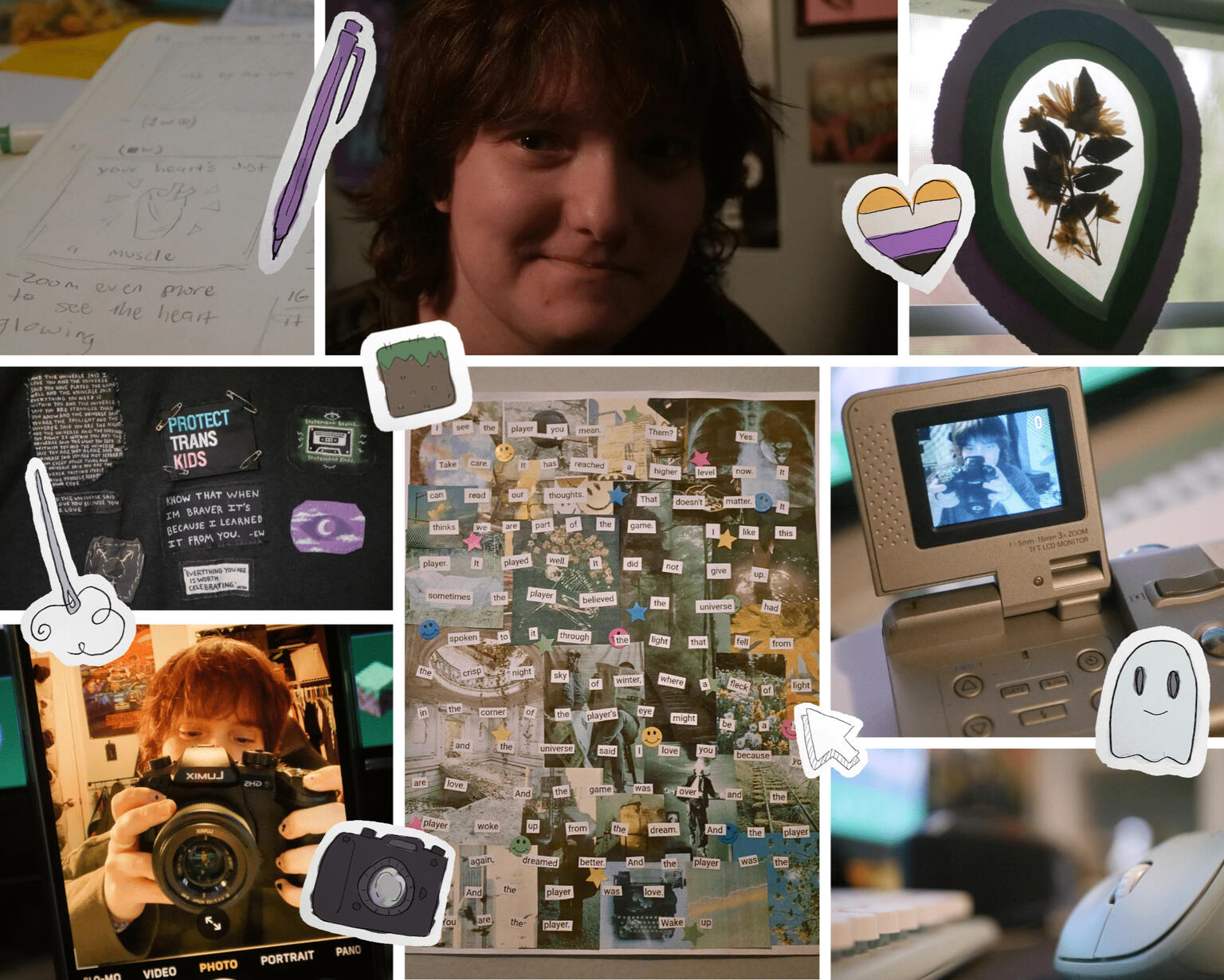 Collage Self-Portrait